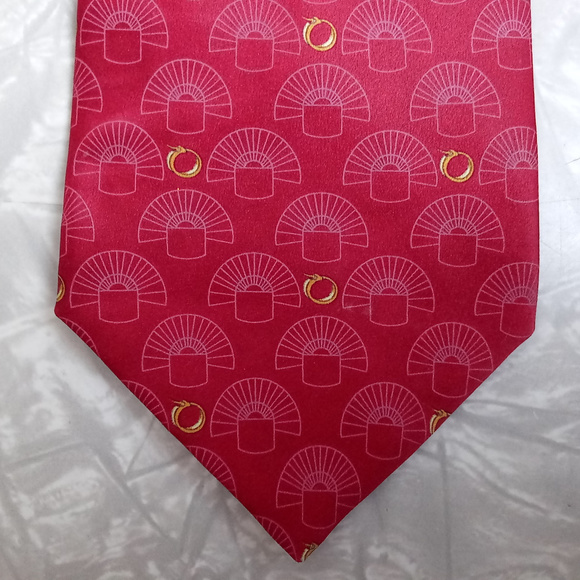 ❤💋Lanvin Paris + Nestle 100% Silk Tie made in France - Picture 5 of 5